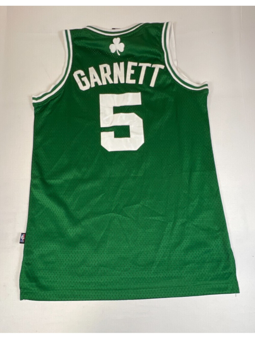 Adidas Boston Celtics Kevin Garnett 5 Men M Green Basketball Jersey NBA - Picture 2 of 10